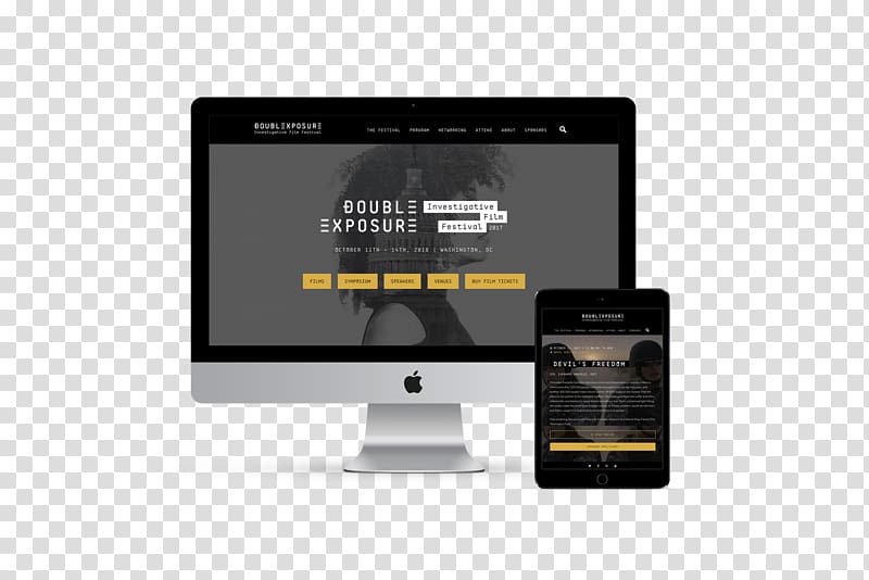 Web design Brand, double exposure transparent background PNG clipart