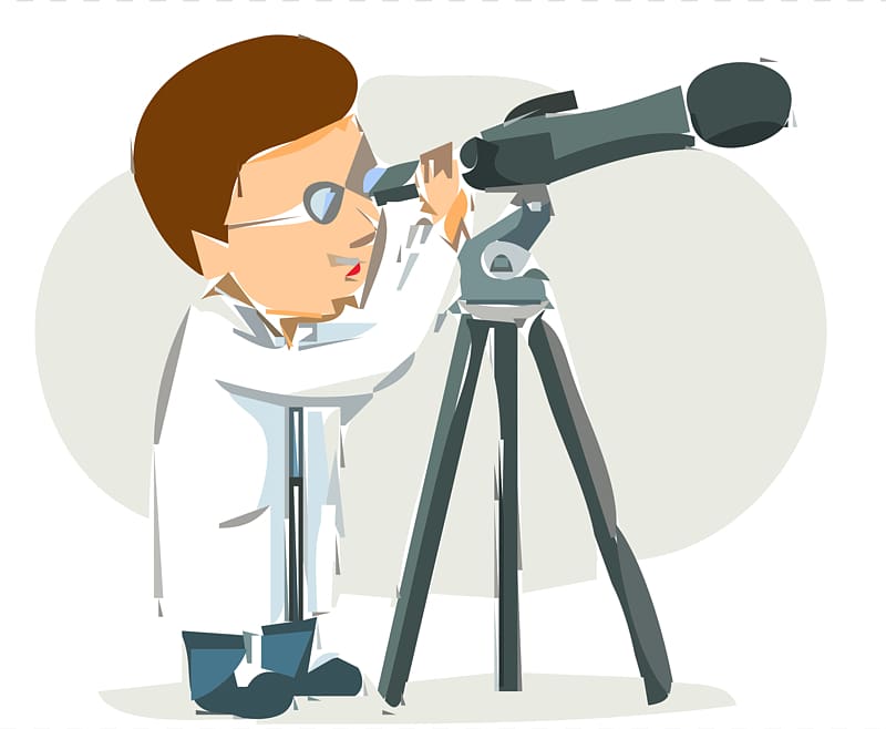 Scientist Small telescope Astronomy , Medium Science transparent background PNG clipart