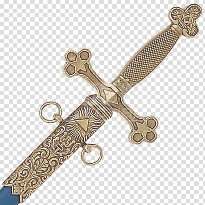 Freemasonry Dagger Sword SF Masonic Auditorium Scabbard, Sword transparent background PNG clipart