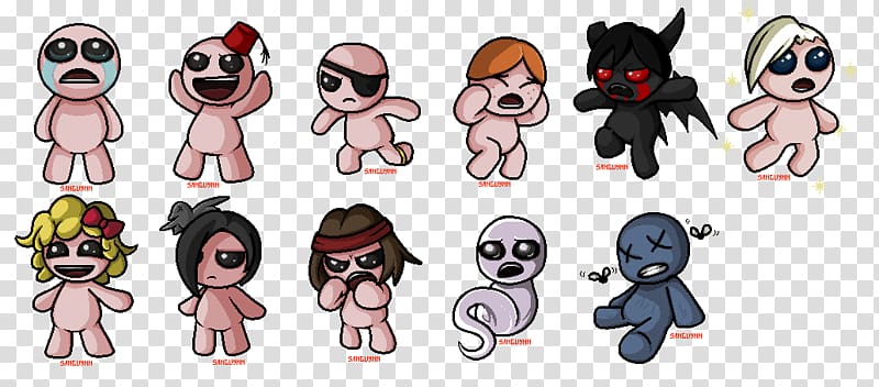 The Binding of Isaac: Afterbirth Plus Video game Character Drawing, others transparent background PNG clipart
