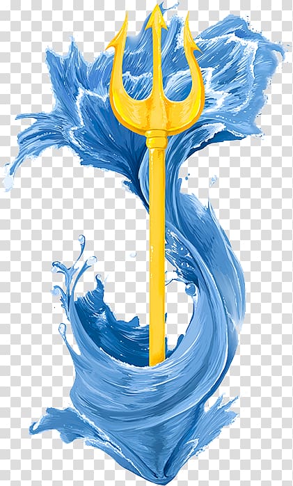 Trident of Poseidon Trident of Poseidon Zeus Greek mythology, others transparent background PNG clipart