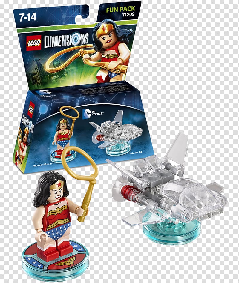 Lego Dimensions Wonder Woman The Lego Movie Videogame Lego minifigure, Wonder Woman transparent background PNG clipart