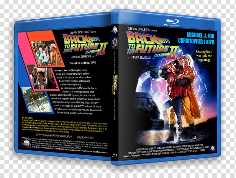Marty McFly Biff Tannen Dr. Emmett Brown Back to the Future Film, vhs transparent background PNG clipart