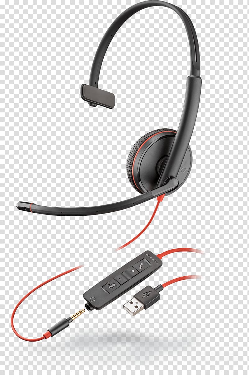 Plantronics Blackwire 3225 USB Headset Headphones Plantronics Blackwire C520 Plantronics 207576-01 BlackWIRE C5220 Stereo UC USB Headset W/3.5MM, headphones transparent background PNG clipart