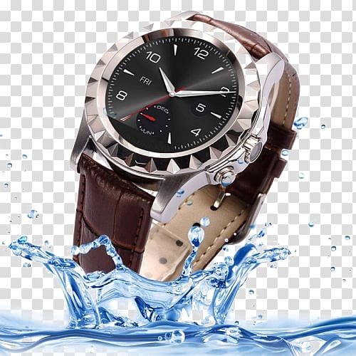 Samsung Galaxy S II Smartwatch Touchscreen IPS panel Android, Waterproof watch transparent background PNG clipart