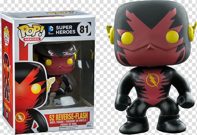 Eobard Thawne Flash Reverse-Flash Funko, Flash transparent background PNG clipart