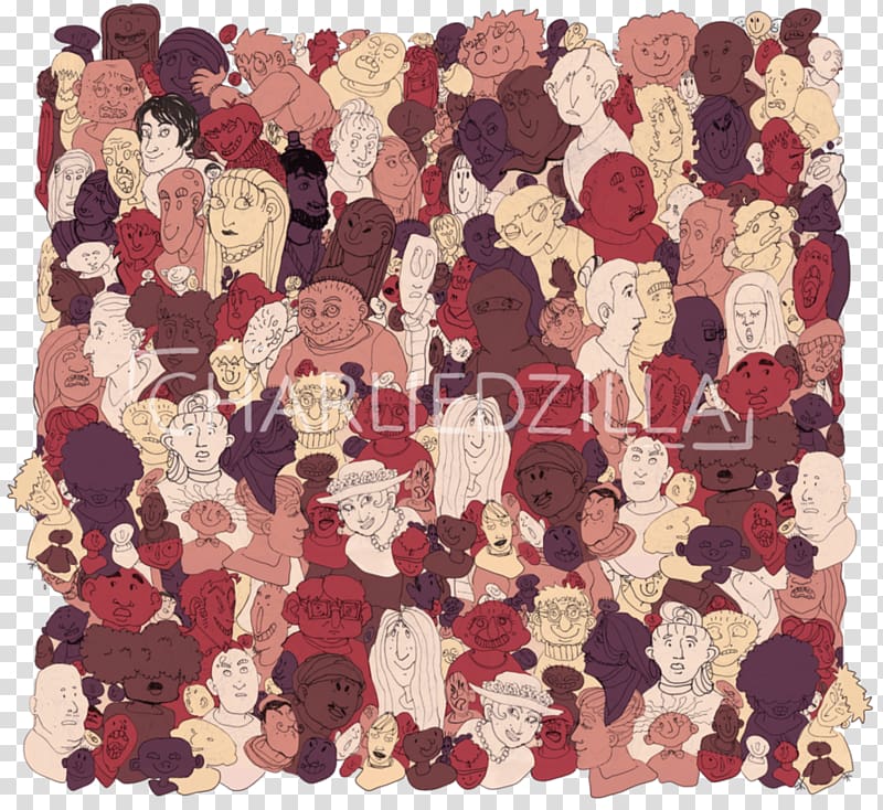Brown Maroon Textile Pattern, party people transparent background PNG clipart