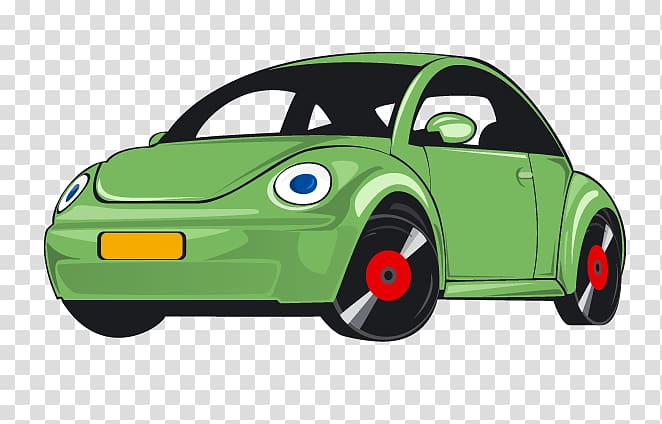 Volkswagen Beetle Car Volkswagen Group, Cute green cartoon car transparent background PNG clipart