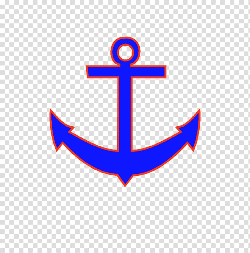 Anchor Euclidean Illustration, Blue Anchor transparent background PNG clipart