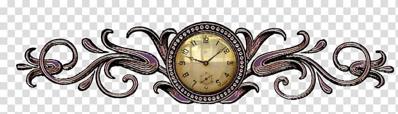 Steampunk Hobby Clock , steampunk fashion accessories transparent background PNG clipart