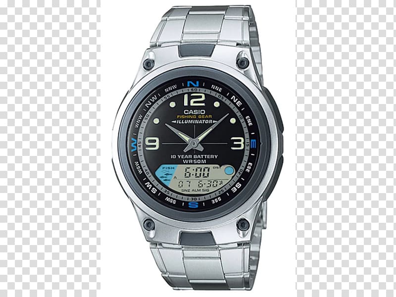 Illuminator Casio Watch G-Shock Clock, watch transparent background PNG clipart