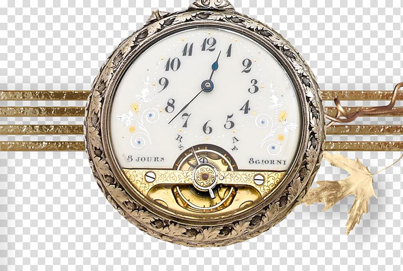 Alarm clock Pocket watch, Mechanical table clock transparent background PNG clipart