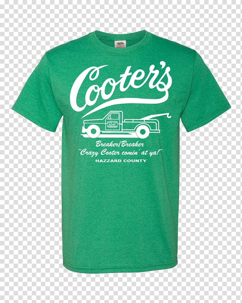 T-shirt Cooter\'s Place in Gatlinburg Sweater Clothing, green shirt transparent background PNG clipart