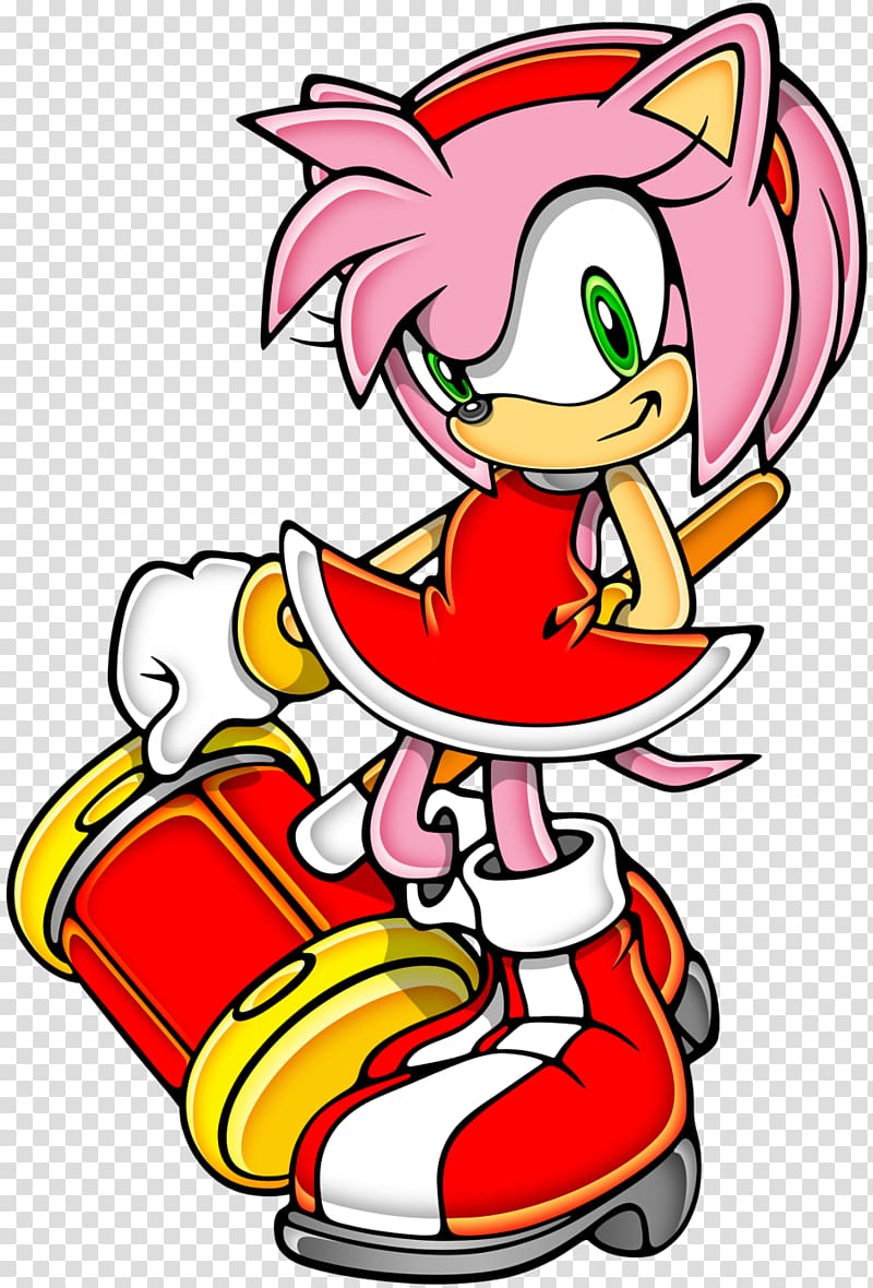 Amy Rose Sonic & Sega All-Stars Racing Sonic CD SegaSonic the Hedgehog Sonic  Heroes, amy rose the hedgehog transparent background PNG clipart