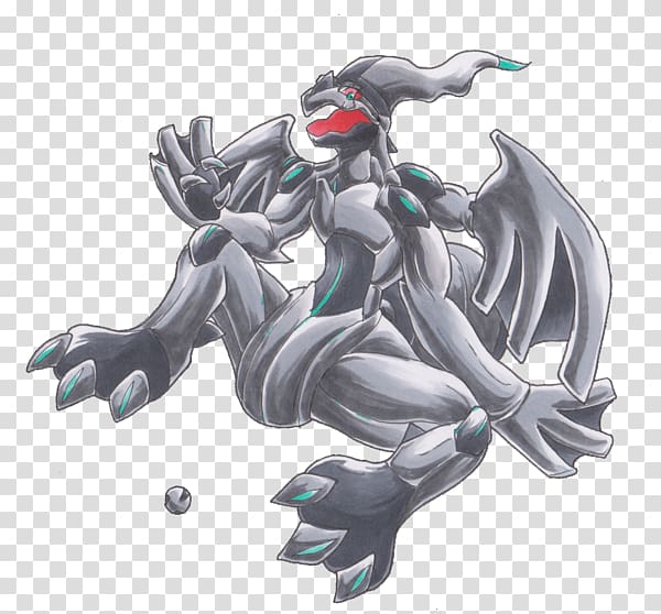 Zekrom - Legendary - POKÉMON FIGURINE - FAN ART - POKEMON