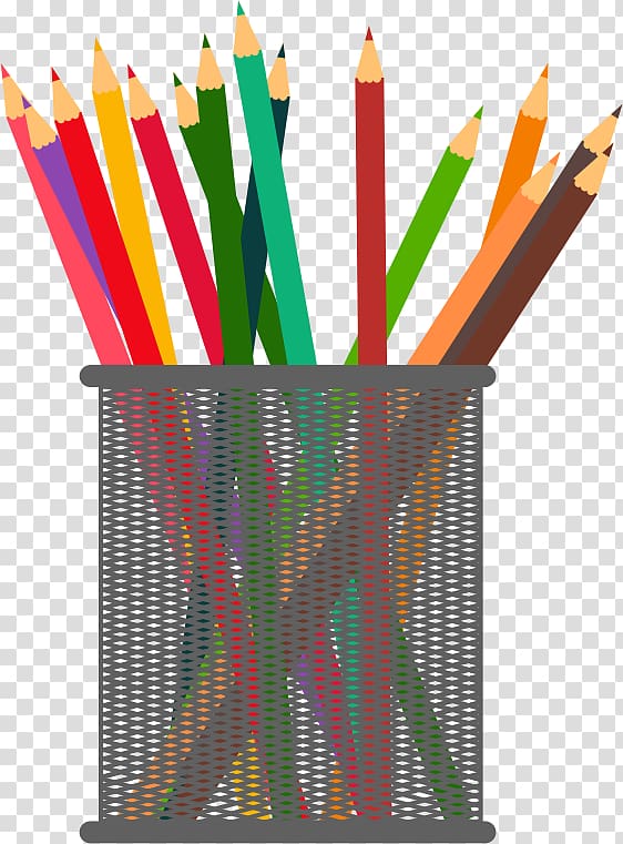 Pen & Pencil Cases Drawing Colored pencil , Holder transparent background PNG clipart