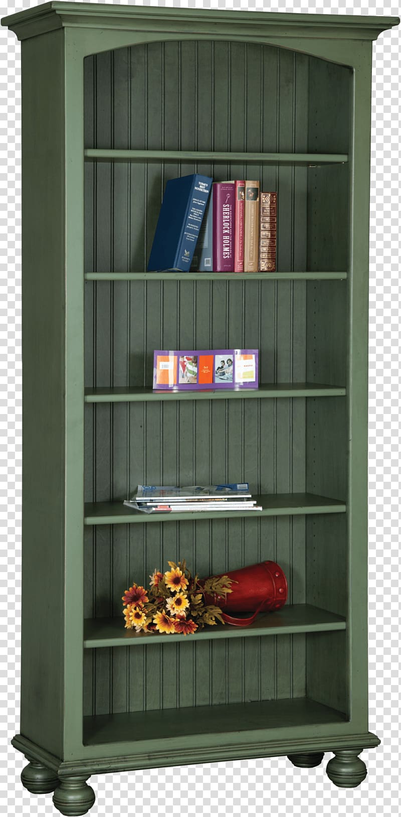 Bookcase Shelf Furniture Amish Display case, bookcase transparent background PNG clipart