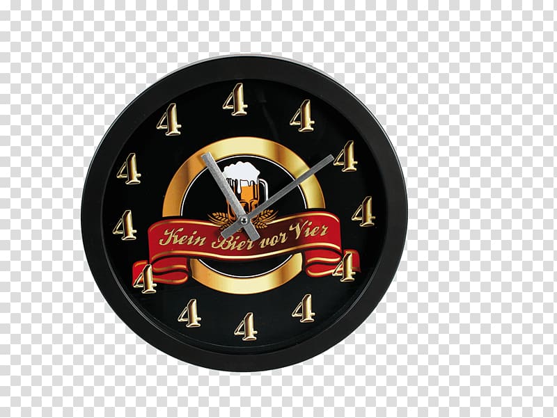 Out of the Blue 79/3116 Plastic Wall Clock No Beer Before 4 Out of the Blue 79/3116 Plastic Wall Clock No Beer Before 4 Wandklok Kein bier vor vier Relógio Close Up, numbers led clock transparent background PNG clipart