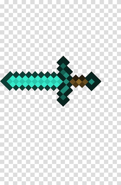 Minecraft: Pocket Edition ThinkGeek Minecraft Next Generation Diamond Sword Xbox 360, Minecraft transparent background PNG clipart