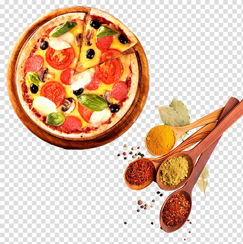 Pizza Italian cuisine Flyer Oven Advertising, Delicious pizza transparent background PNG clipart