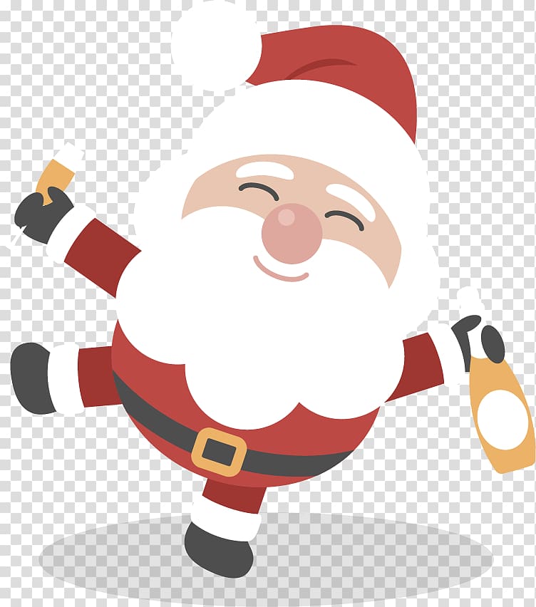 Santa Claus graphics Christmas Day , Santa Drunk transparent background PNG clipart