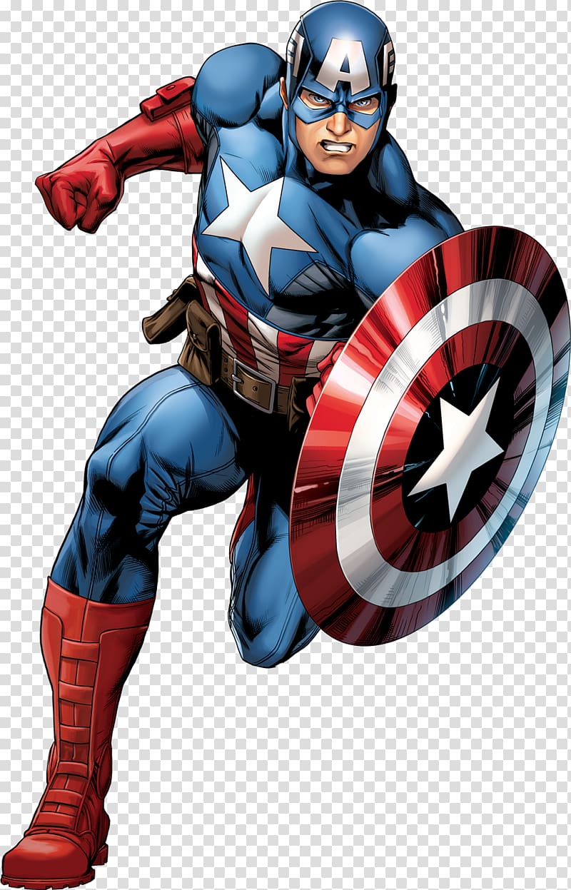 Captain America graphics art, Captain America Spider-Man Iron Man The Avengers Carol Danvers, superhero transparent background PNG clipart