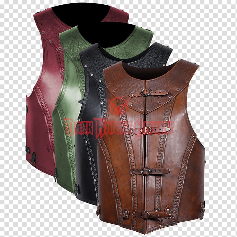 Cuirass Bracer Leather Armour Body armor, armour transparent background PNG clipart