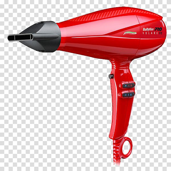 Hair iron Hair Dryers BaBylissPRO Volare V1 BaByliss PRO Volare hair dryer Babyliss Secador Profesional Ultra Potente 6616E 2300W #Negro, hair transparent background PNG clipart