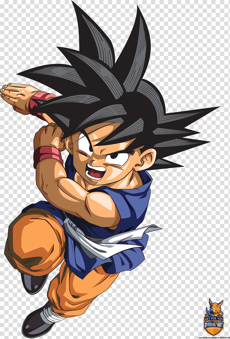 Goku Bulma Dragon Ball FighterZ, creative digital 8 transparent background PNG clipart