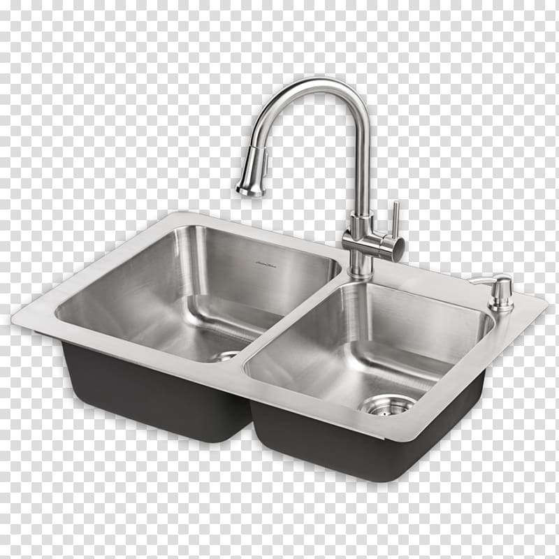 kitchen sink Tap Stainless steel Plumbing Fixtures, sink transparent background PNG clipart
