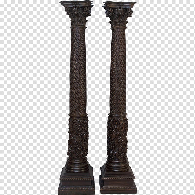 Trajan\'s Column 18th century Pedestal Garden ornament, column transparent background PNG clipart