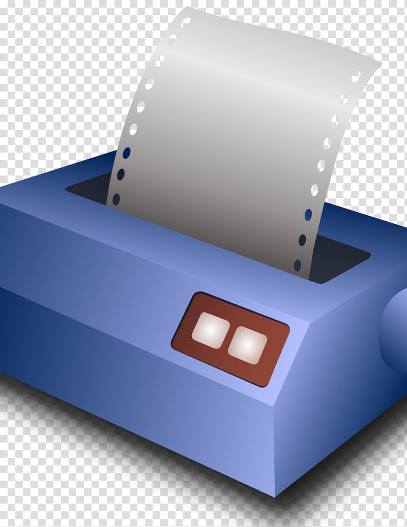 Paper Dot matrix printing Printer , print transparent background PNG clipart