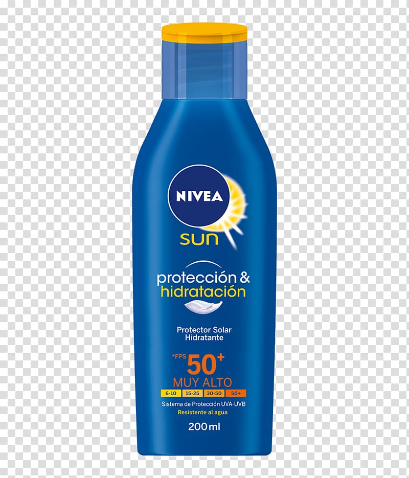 Sunscreen Lotion Nivea Cream Moisturizer, nivea transparent background PNG clipart