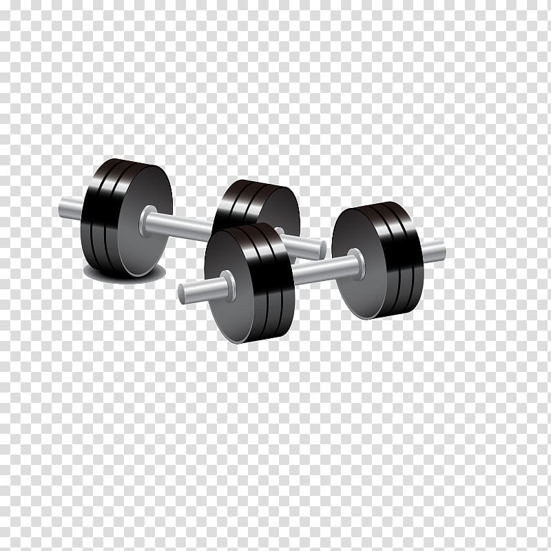 Dumbbell illustration Olympic weightlifting, Dumbbell transparent background PNG clipart