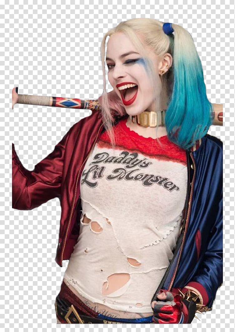 Margot Robbie Harley Quinn Joker Deadshot Batman, harley quinn transparent background PNG clipart