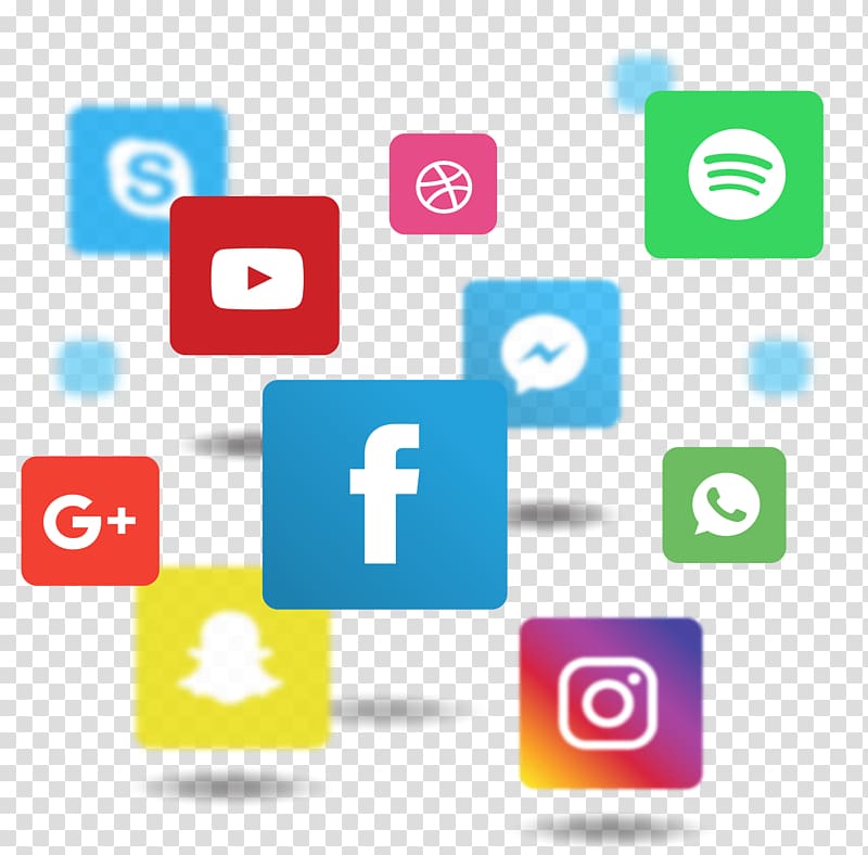 assorted application logo, Social media Application software Communicatiemiddel Icon, Social media applications transparent background PNG clipart