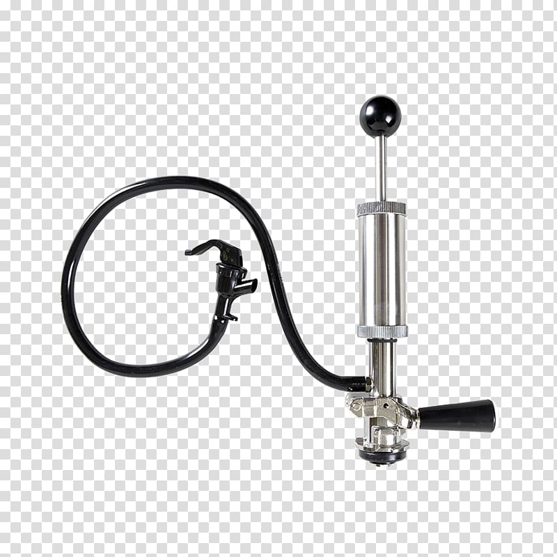 Hand pump Stainless steel Beer engine, pump transparent background PNG clipart