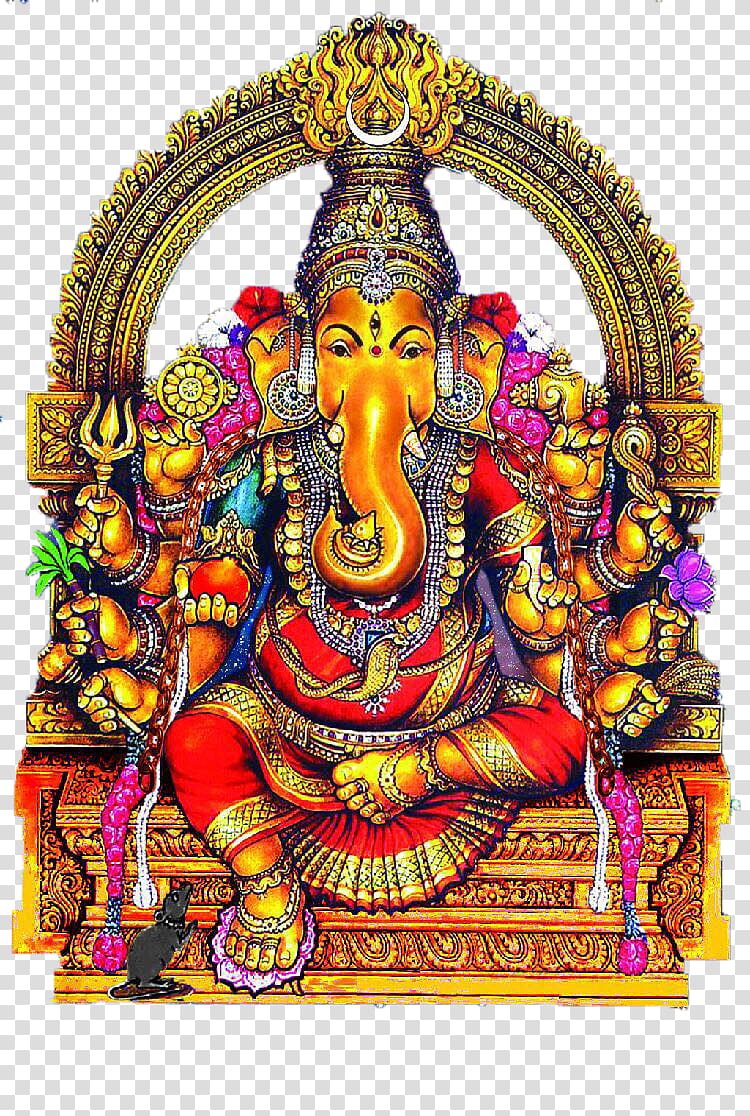 Ganesha , Hindu Temple Ganesha Shri Vidya Mantra Tantra, ganesha transparent background PNG clipart