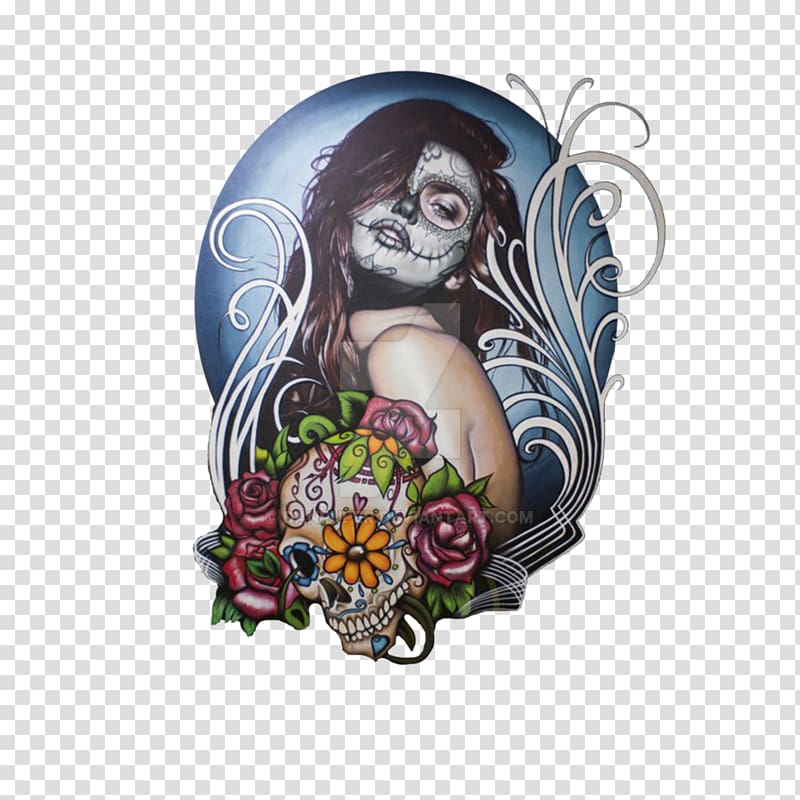 Street art Graffiti Mural Drawing, dia de los muertos transparent background PNG clipart