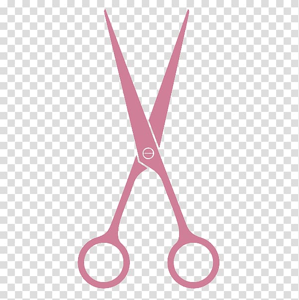 pink scissors illustration, Comb Cosmetologist Beauty Parlour Scissors Hair-cutting shears, scissors transparent background PNG clipart