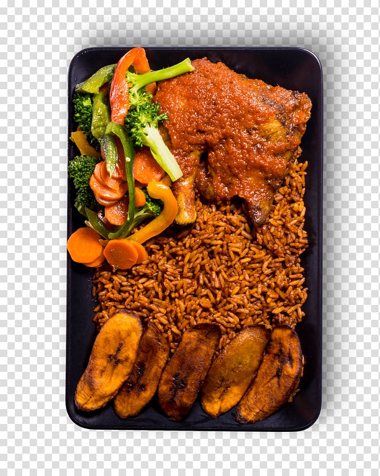 African cuisine Jollof rice Nigerian cuisine Nasi goreng Vegetarian cuisine, meat transparent background PNG clipart