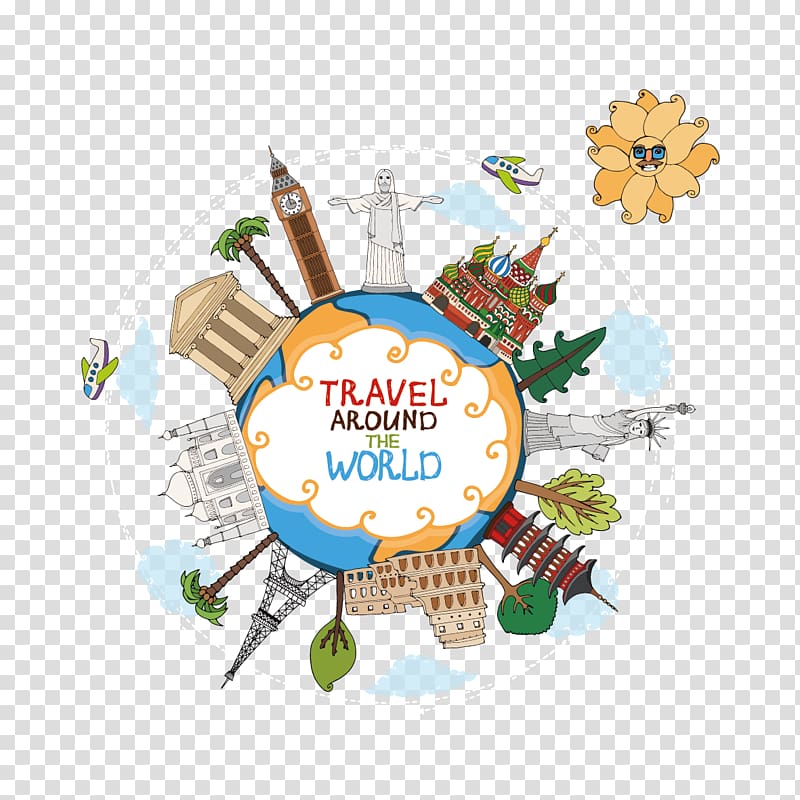World Travel Landmark , Global Travel transparent background PNG clipart