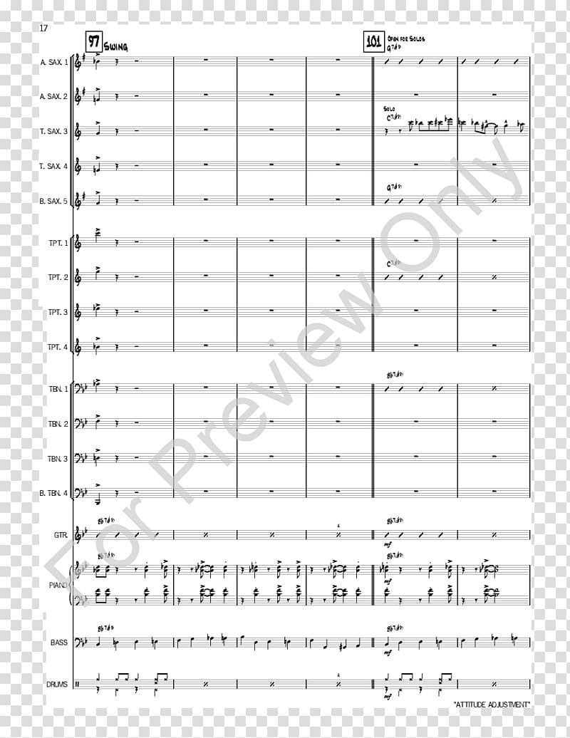 Sheet Music J.W. Pepper & Son Jazz Trombone, the music never stops transparent background PNG clipart
