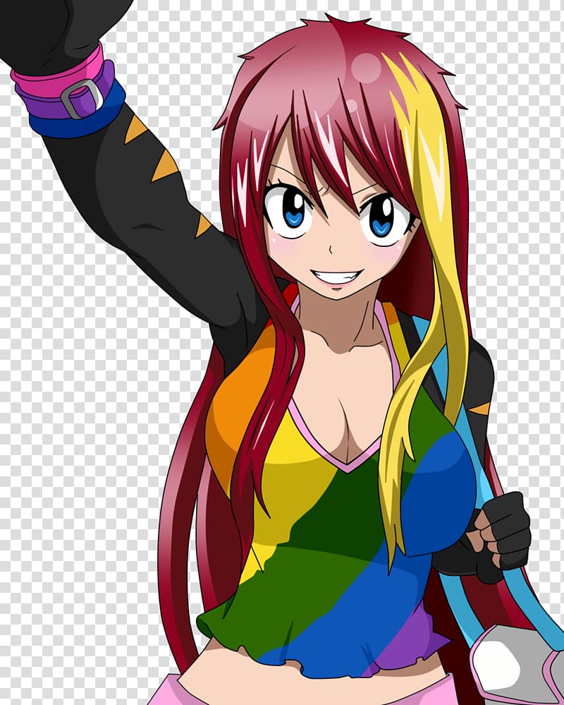 Fairy Tail Anime LGBT Gay pride Pride parade, fairy tail transparent background PNG clipart