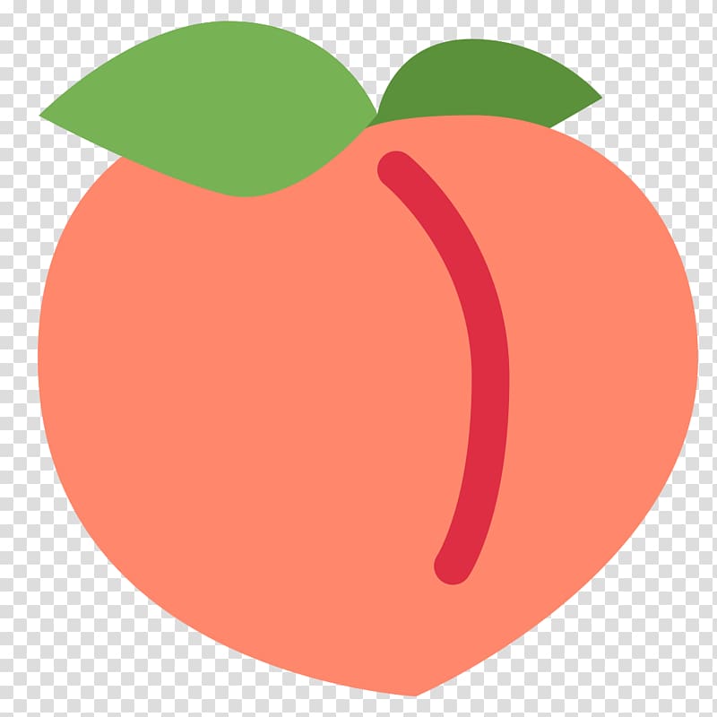 orange tomato , Peaches and cream Computer Icons Emoji, peach transparent background PNG clipart
