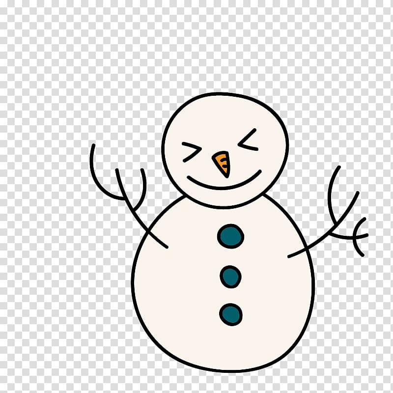 Snowman , Smiling snowman transparent background PNG clipart