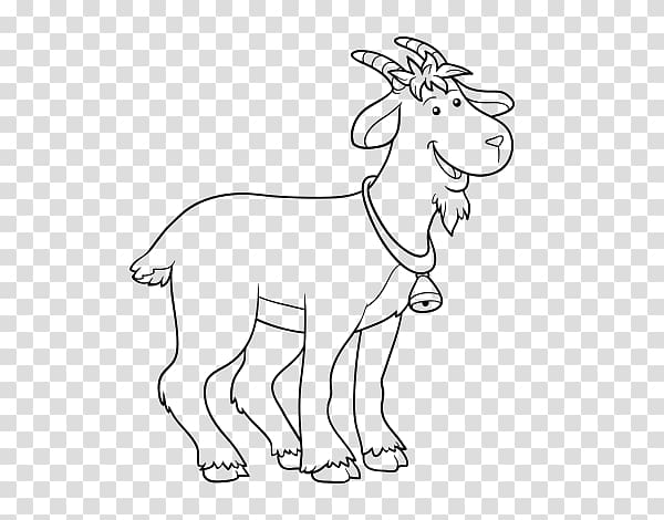 Goat cheese Drawing Reindeer Cattle, animales de la granja transparent background PNG clipart