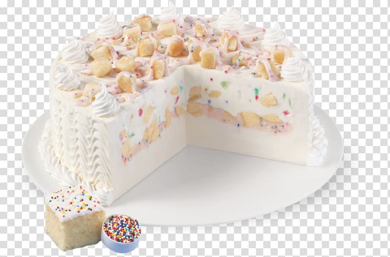 Confetti Cake Ice cream cake Torte Dairy Queen, ice cream transparent background PNG clipart