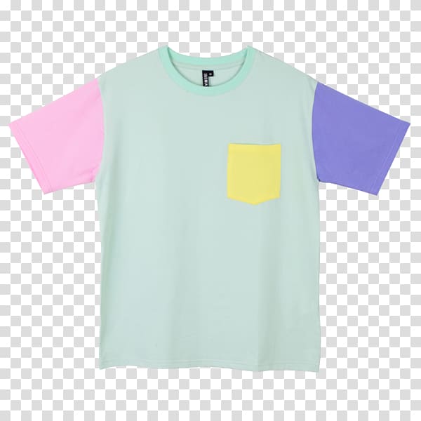Long-sleeved T-shirt Long-sleeved T-shirt Pastel, color block transparent background PNG clipart