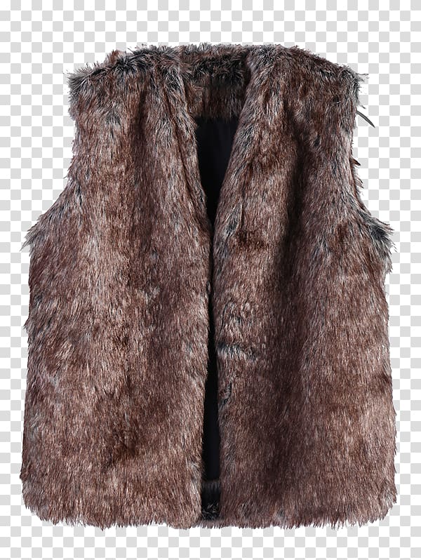Fake fur Waistcoat Jacket Fur clothing, Groom Vest transparent background PNG clipart